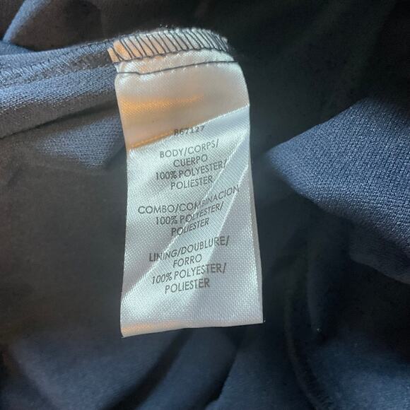 JS Collections Embroidered Lace Short Sleeve Evening Gown Blue Size 8 Dress - Picture 9 of 10